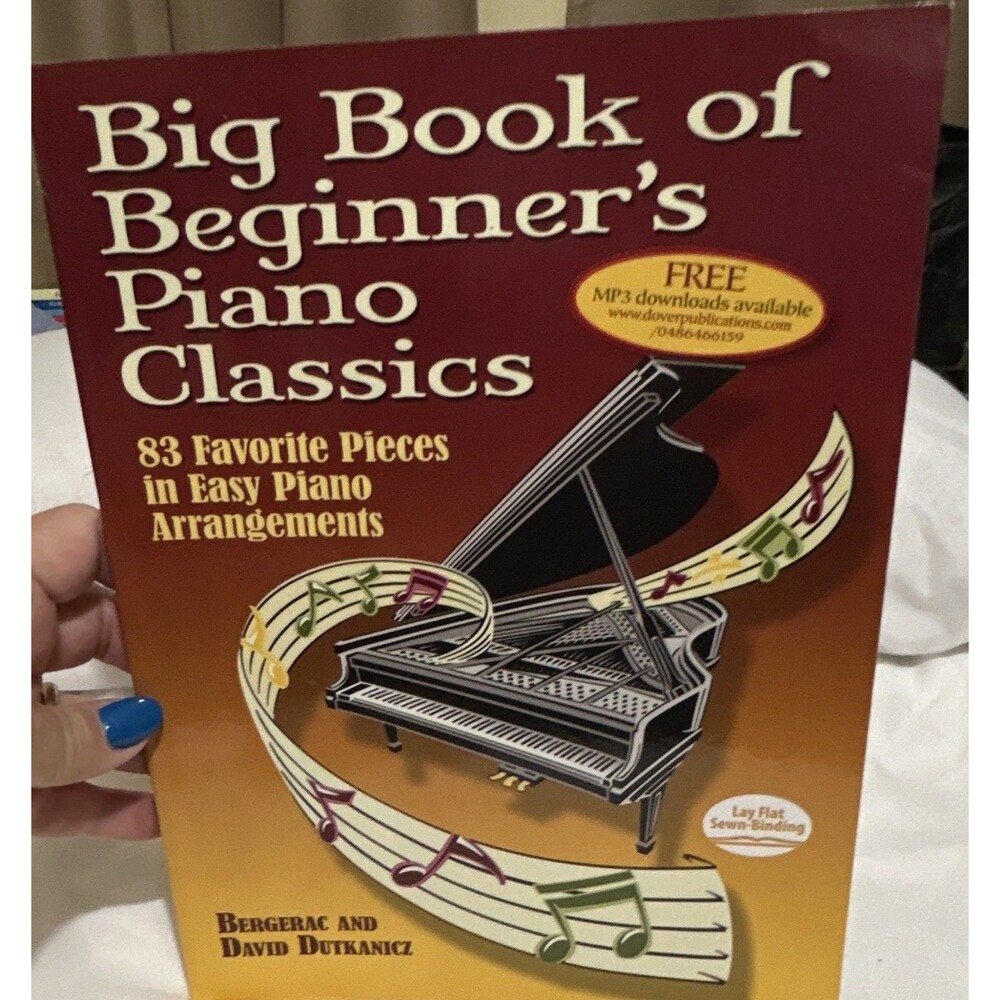 Dover Beginner Easy Piano Classical Solo Sheet Music Book MPN 0-486-40615-9